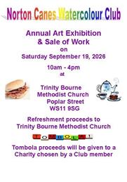 Norton Canes Watercolour Club Exhibition